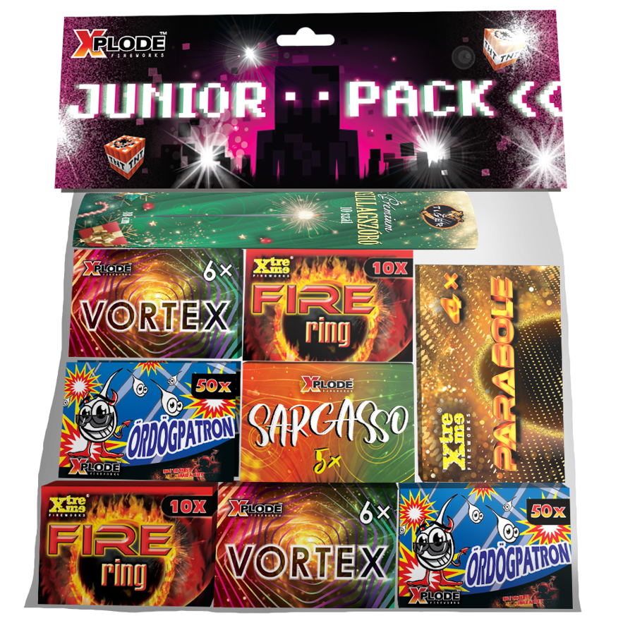 JUNIOR PACK 9 db-os tűzijáték termék