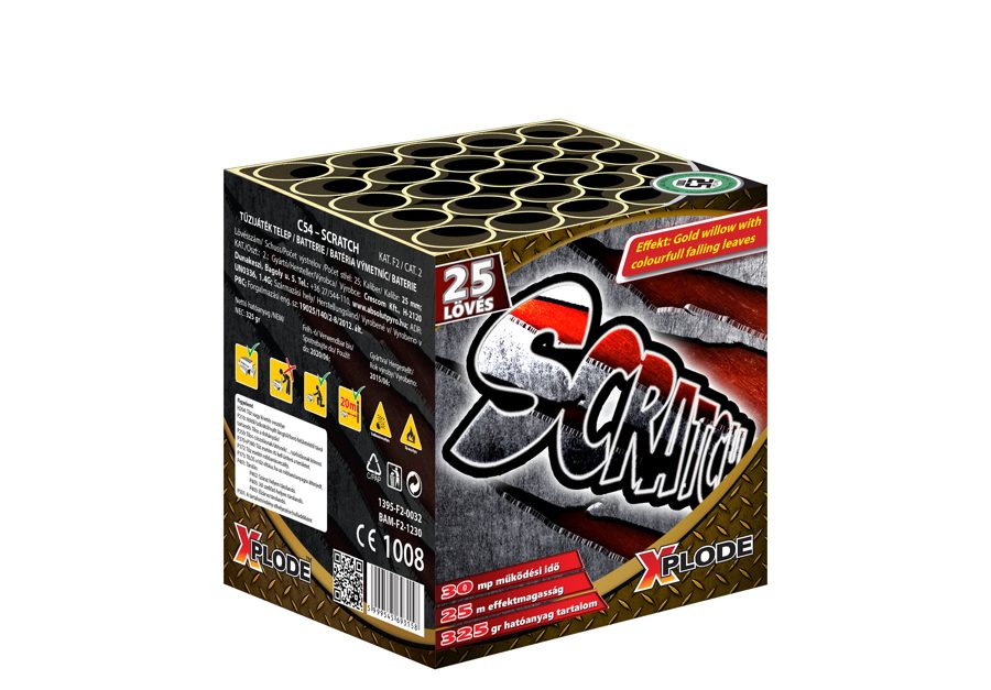 SCRATCH 25s tűzijáték termék
