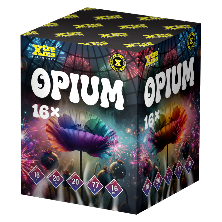 OPIUM 16s - ÚJ! tűzijáték termék
