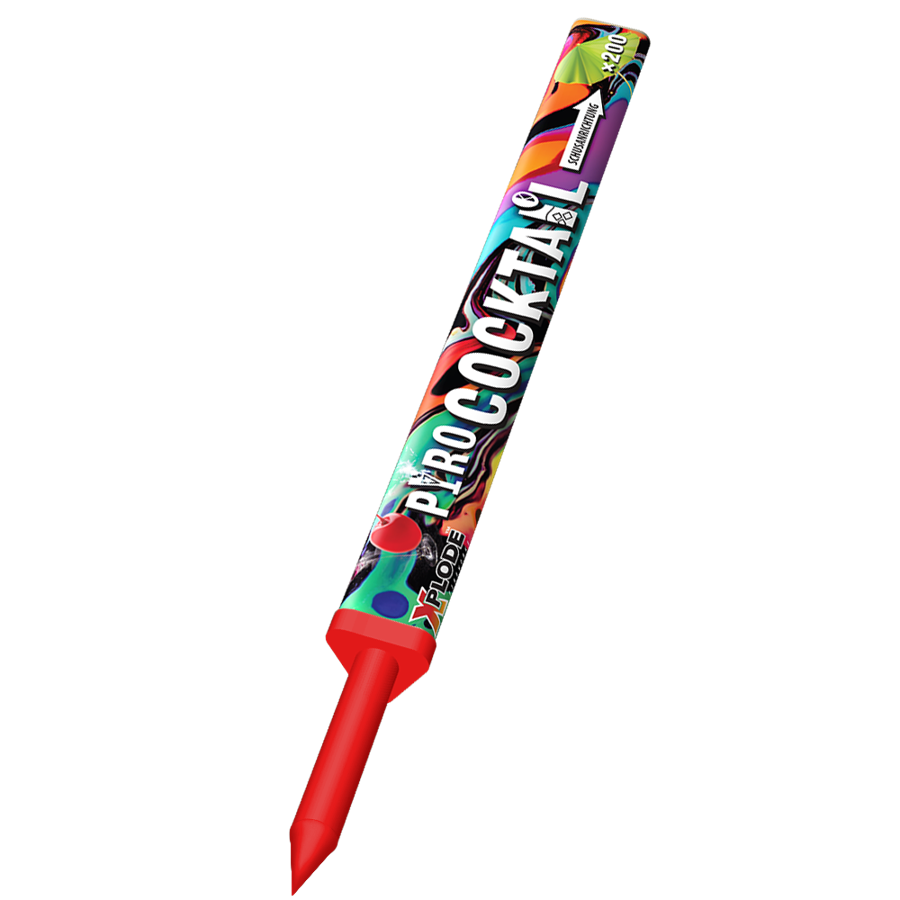 PYRO COCTAIL 192  - 56 cm tűzijáték termék