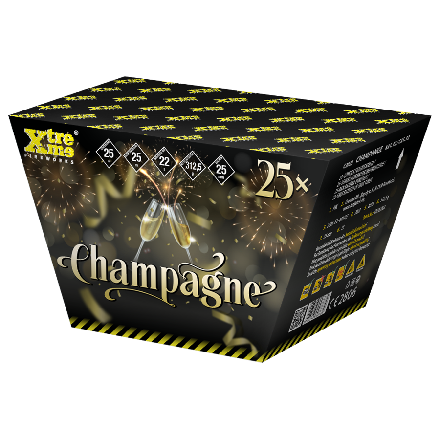 CHAMPAGNE 25s (Fan) tűzijáték termék