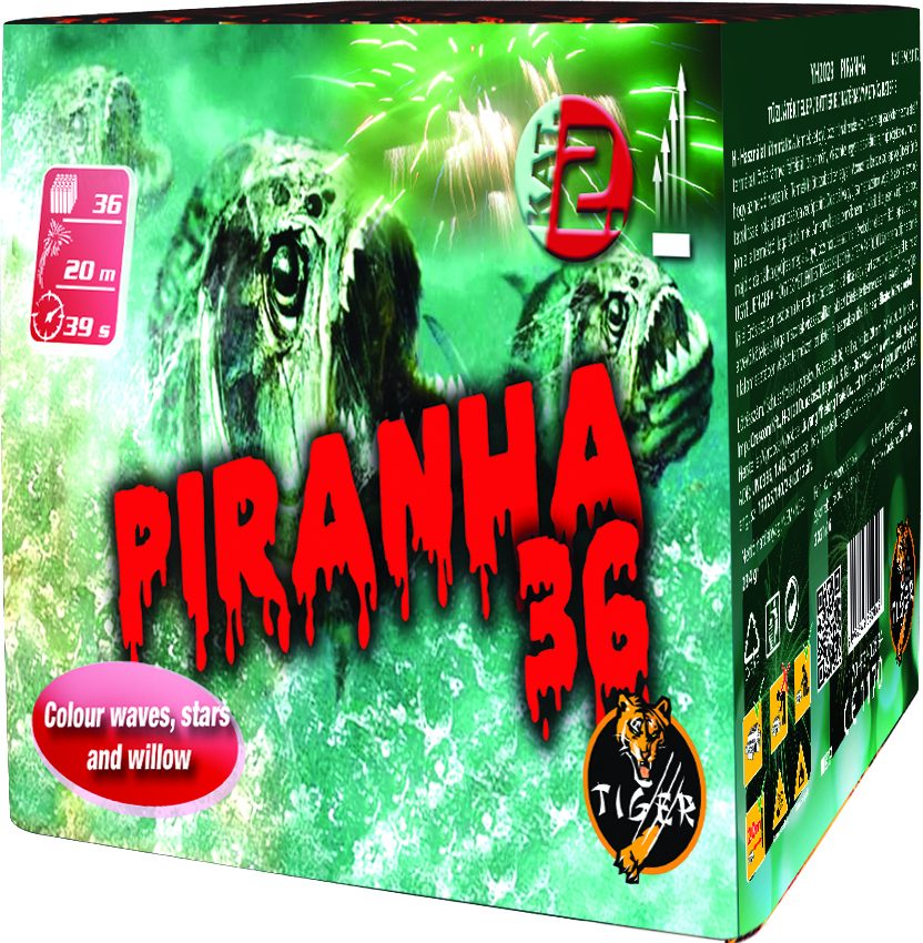 PIRANHA 36s tűzijáték termék
